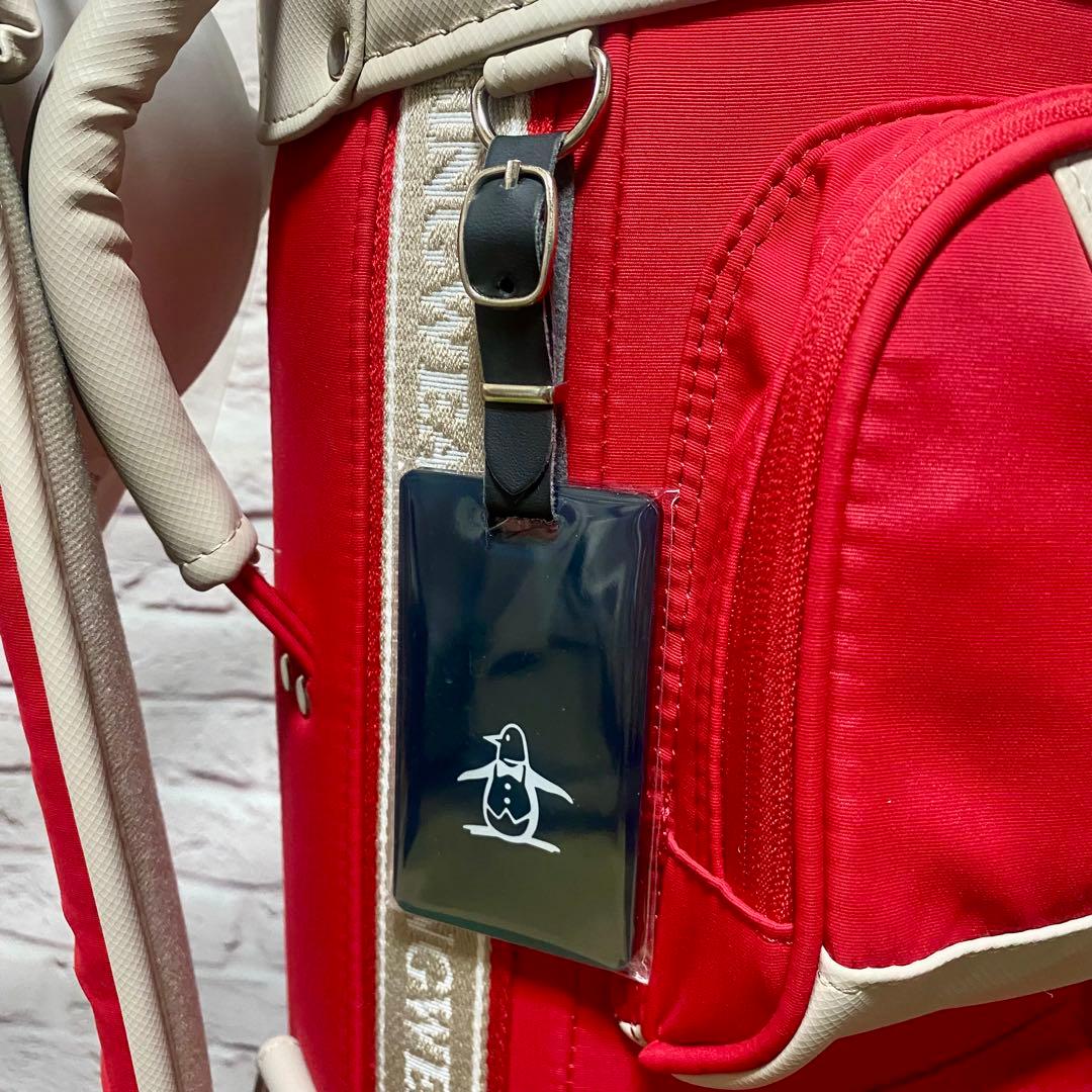 MUNSINGWEAR マンシングウェア キャディバッグ 新品 赤 レッド