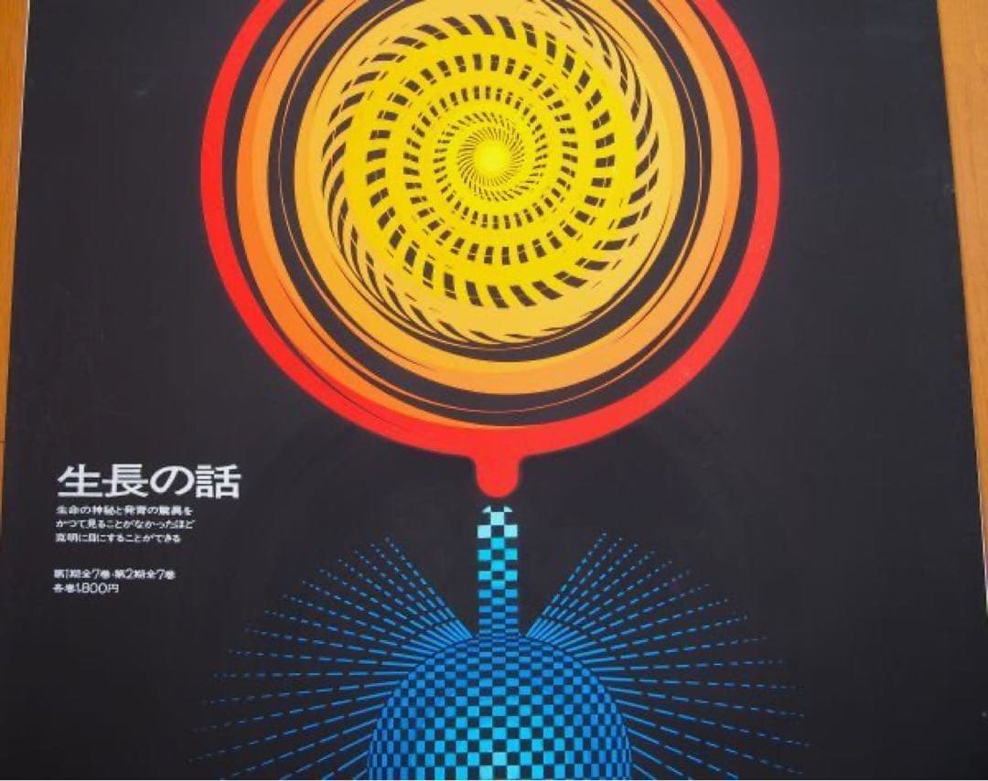 永井一正 シルクスクリーン 生長の話 GROWTH 1966年 額装済