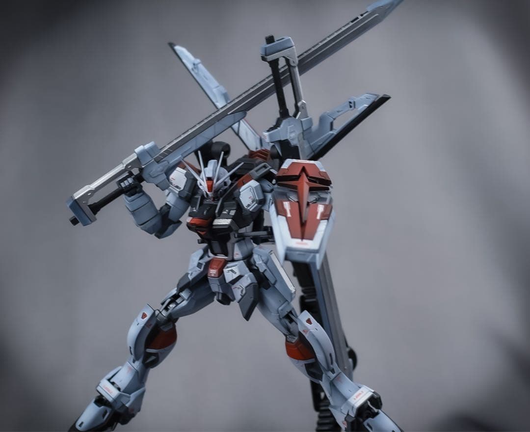 rg 1/144 ソードインパルス 塗装 完成品