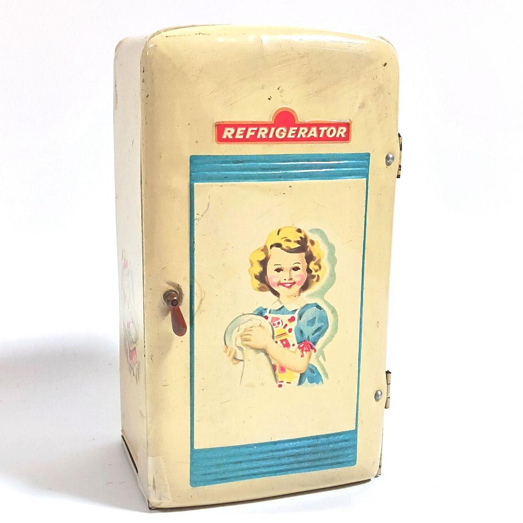 ビンテージ ブリキのおもちゃ 冷蔵庫 JAPAN 増田屋製