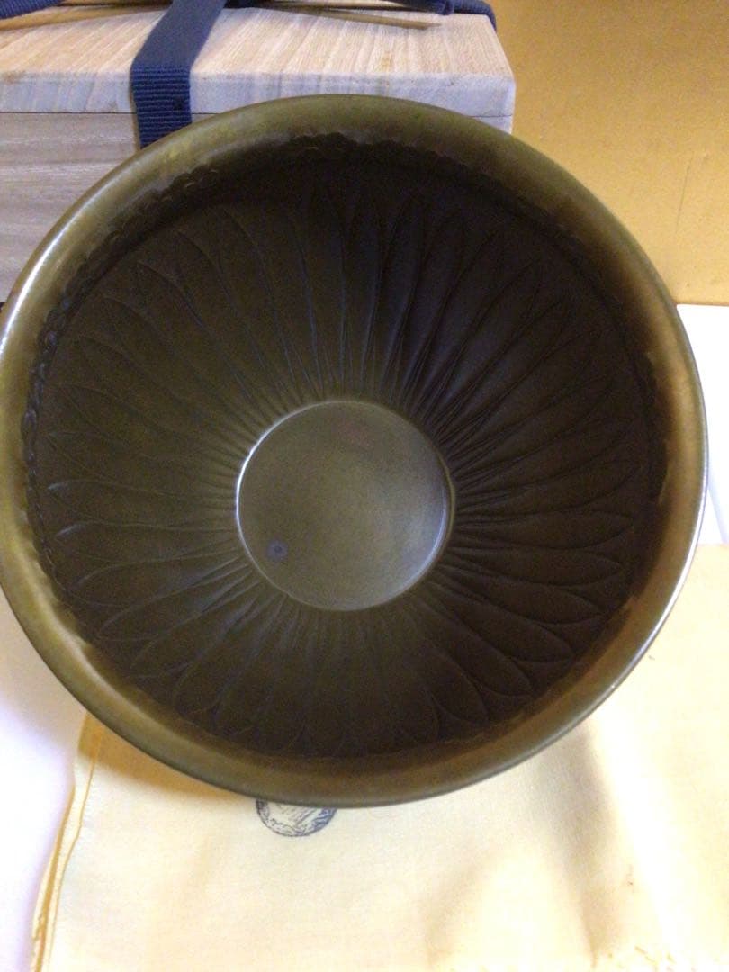 茶道具 建水 宗也作 共箱付き