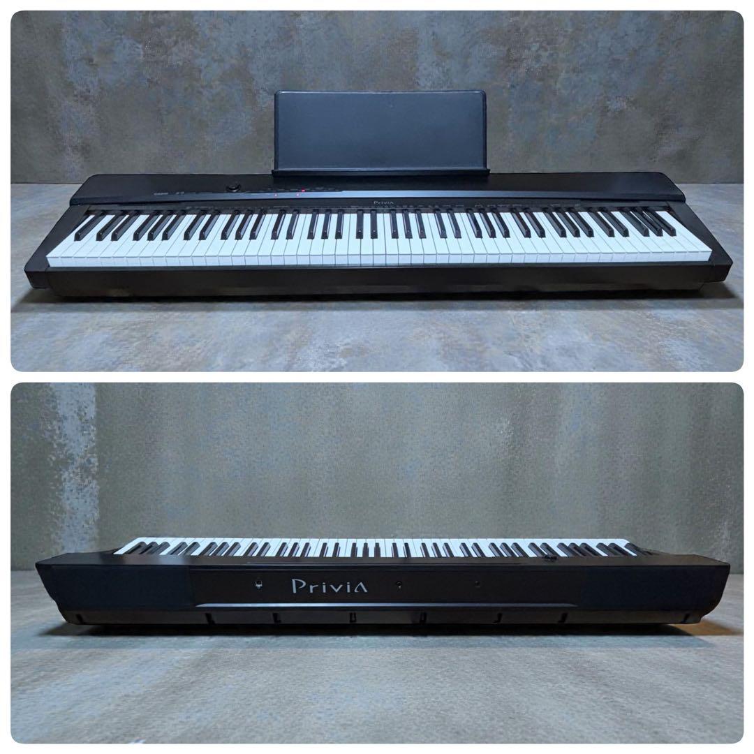 【本格派入門機】CASIO PX-135 88鍵盤 電子ピアノ　ブラック ペダル