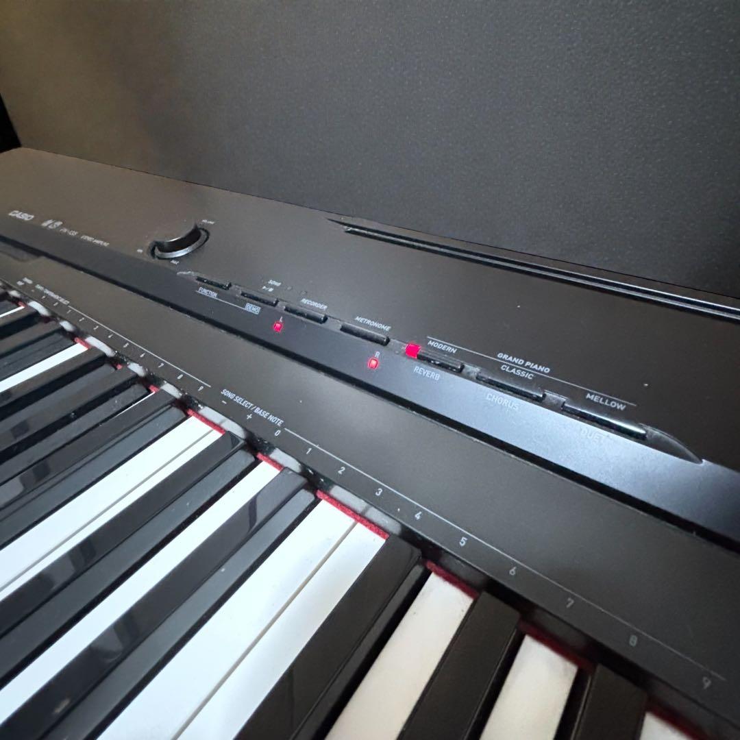 【本格派入門機】CASIO PX-135 88鍵盤 電子ピアノ　ブラック ペダル