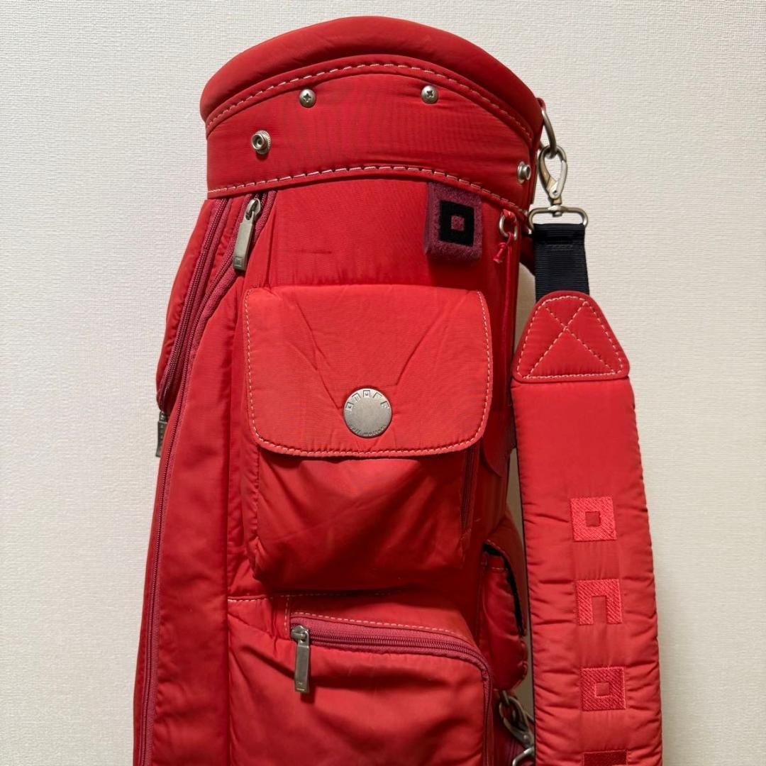 ONOFF オノフ キャディバッグ ゴルフバッグ 8.5型 レッド