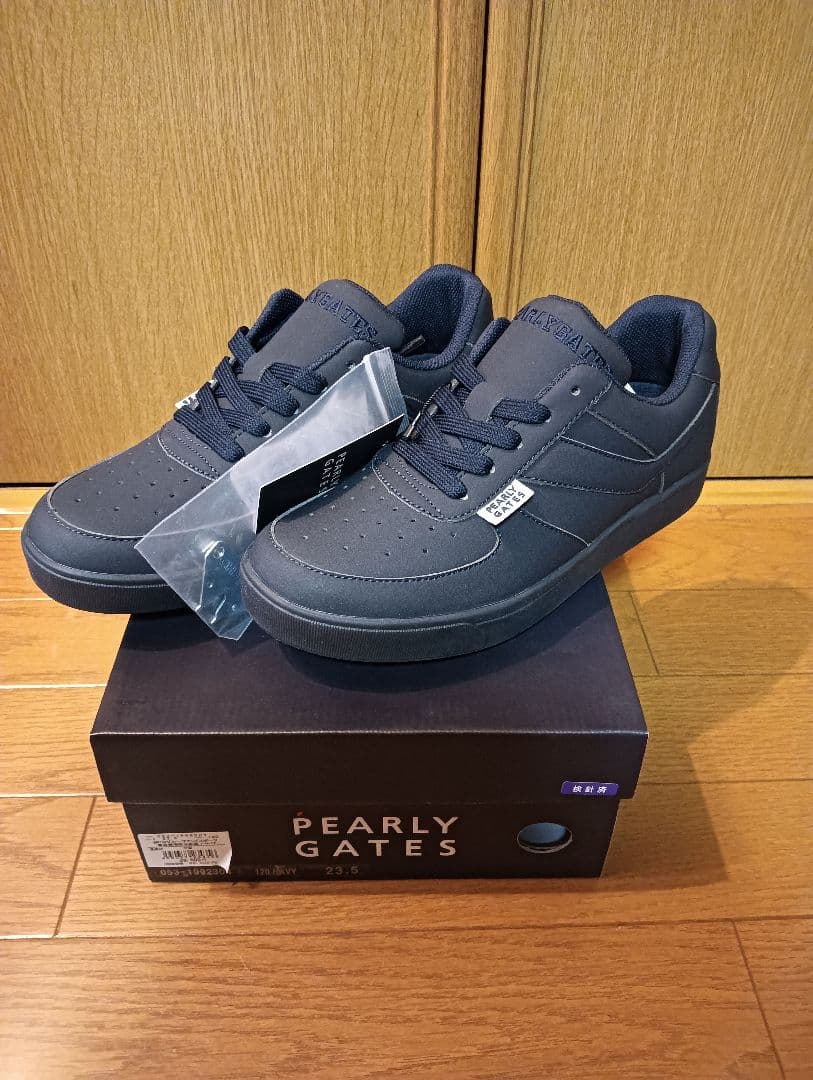 新品　パーリーゲイツ　GOLFシューズ　ローカット　ソフトスパイク　23,5