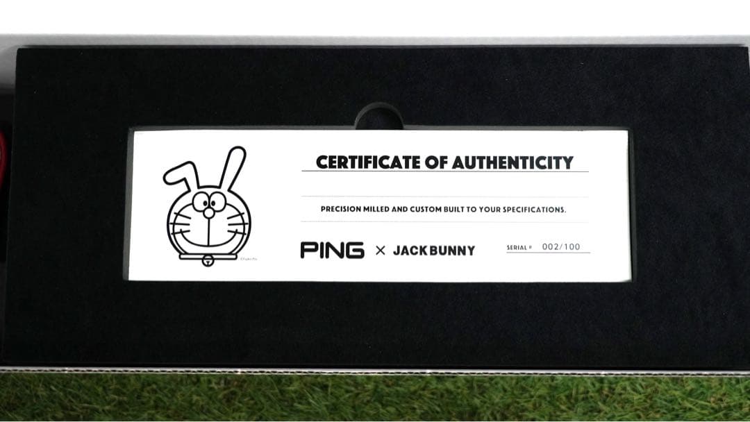 【未使用】PING × Jack Bunny!! ドラえもんパター 33インチ