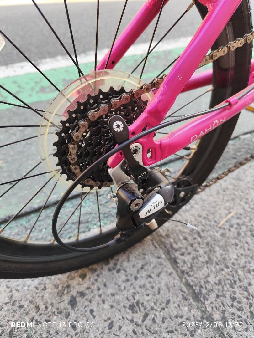 直接引渡し限定　DAHON HORIZE 折りたたみ自転車 ピンク