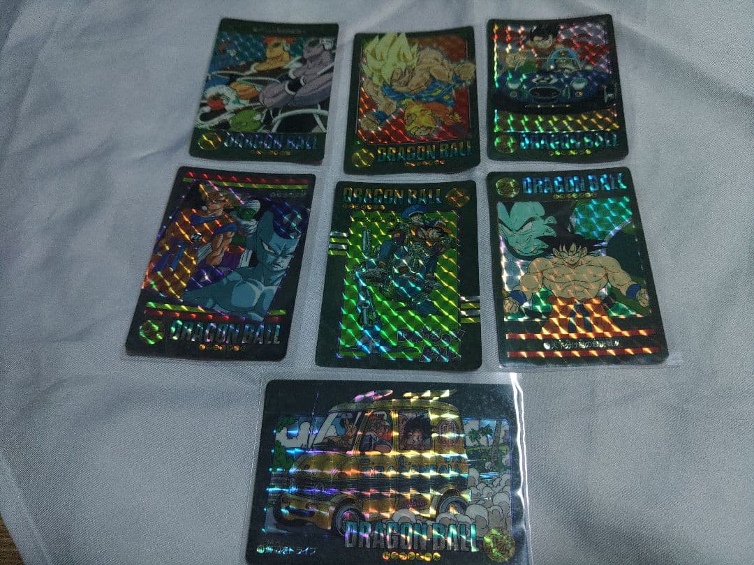 ドラゴンボールカードダス ビジュアルアドベンチャーキラ7枚セット
