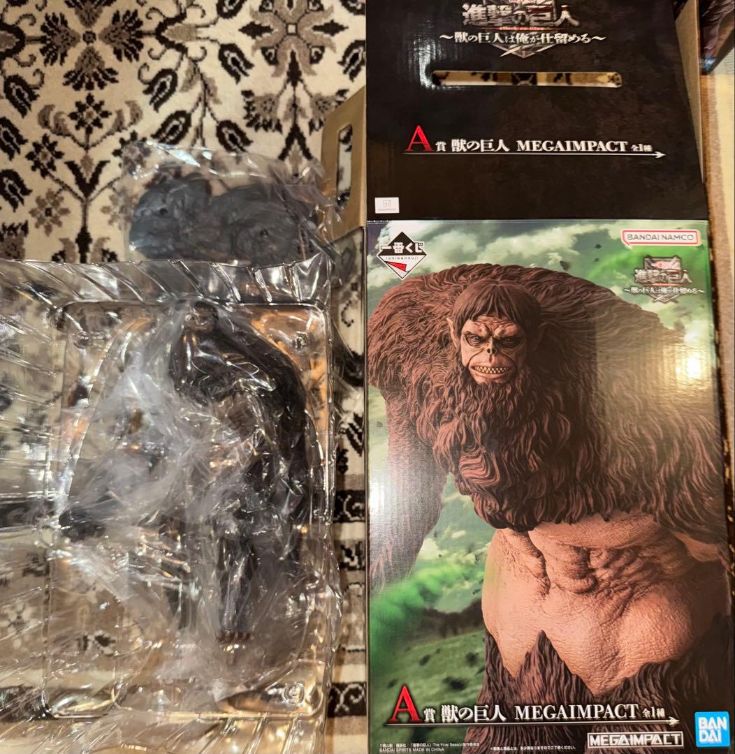 【2/3本日限定価格】　進撃の巨人　一番くじ　フィギュア　5体セット　九つの巨人