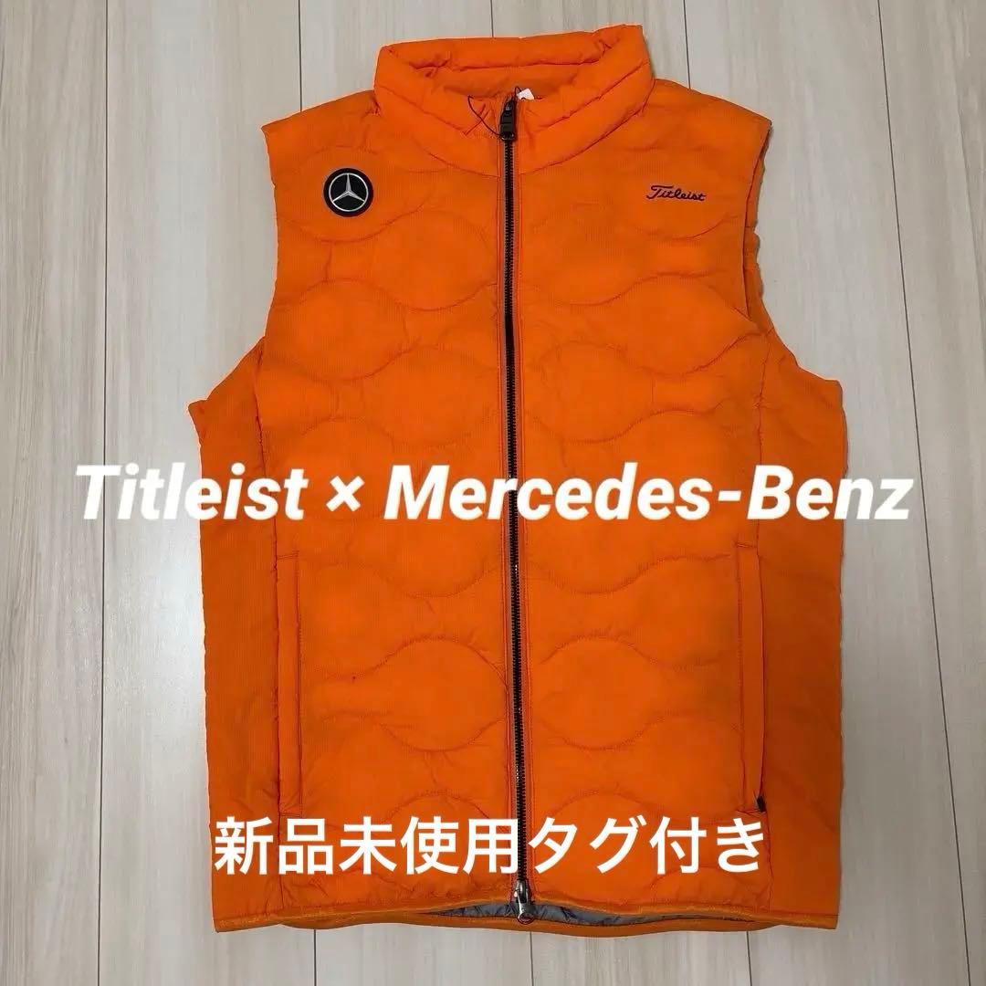 Titleist × Mercedes-Benz ベスト オレンジ ゴルフ