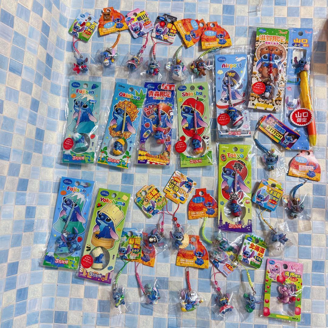ディズニー　リロ&スティッチ　ストラップ　根付け　ペン　28点セット
