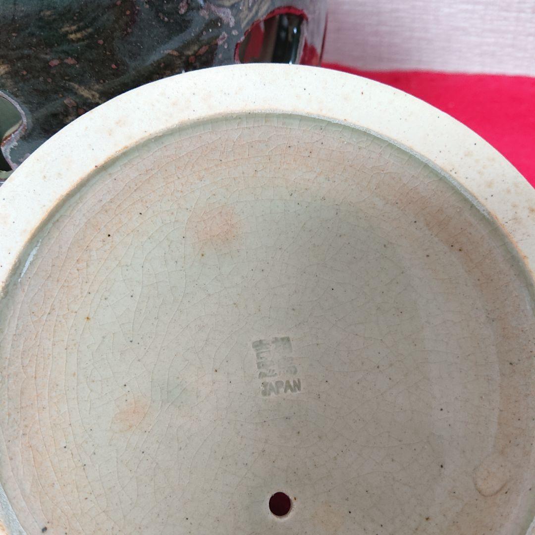 相馬焼    特大急須   双馬   金馬  美品