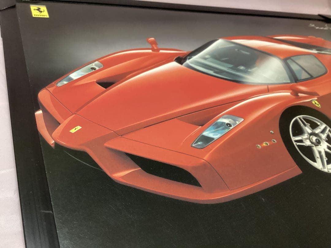 Ferrari Enzo Ferrari モデル 赤　ディスプレイ用パネル希少品