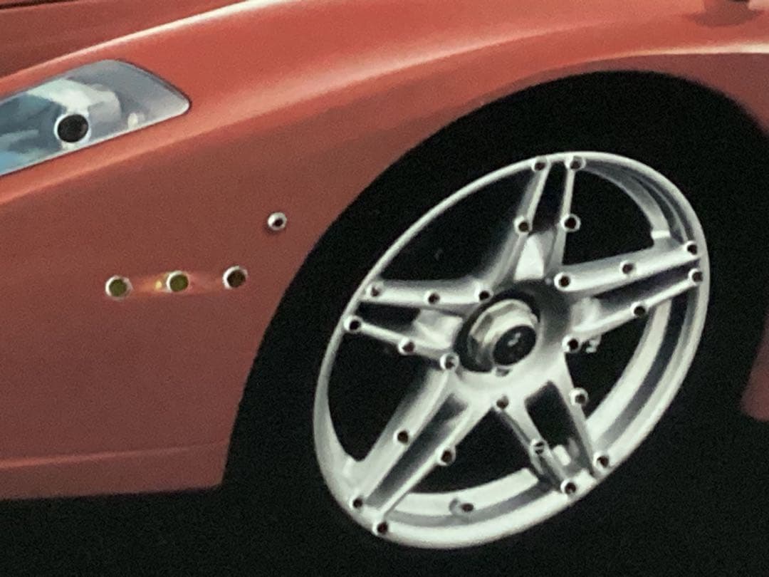 Ferrari Enzo Ferrari モデル 赤　ディスプレイ用パネル希少品