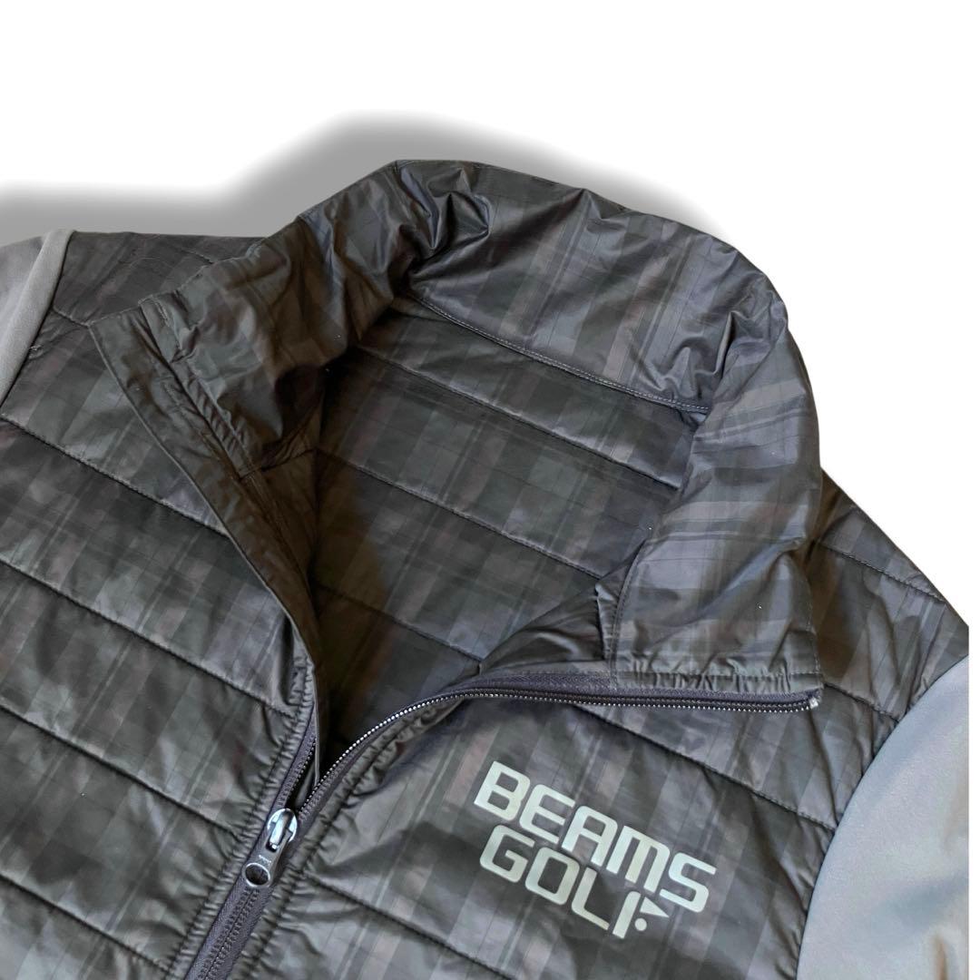 美品✨ビームスゴルフ✨中綿ブルゾンジャケット　ストレッチ抜群　ゴルフウェア