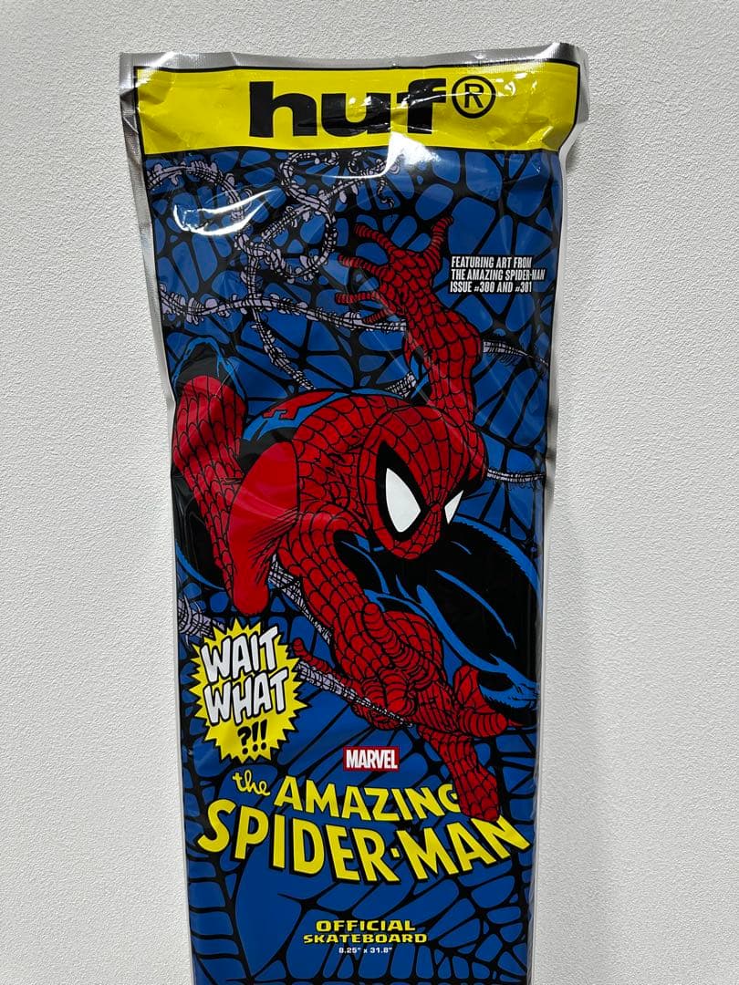 新品未開封 Huf アメージング スパイダーマン スケートボード デッキ