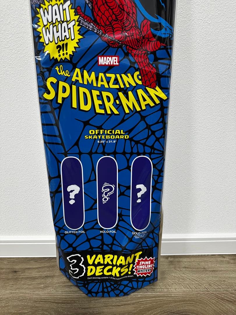 新品未開封 Huf アメージング スパイダーマン スケートボード デッキ