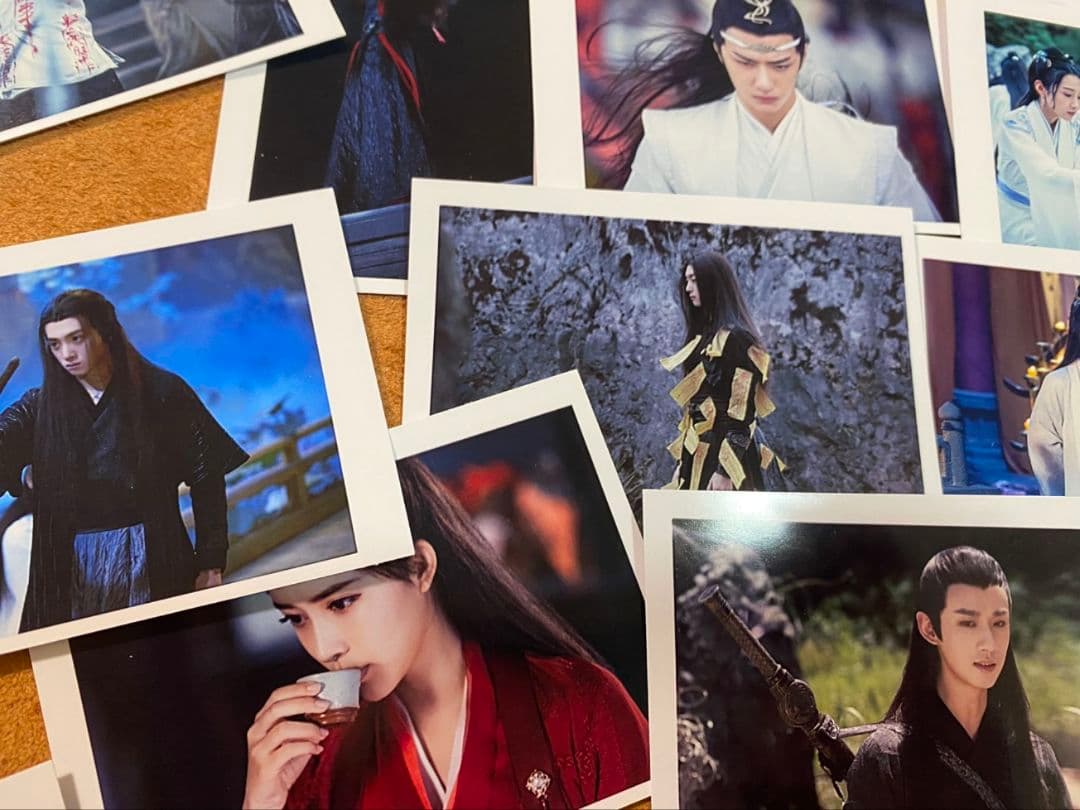 陳情令ドラマ　王一博　肖戦　チェキ風LOMOカード100枚　ケース付き