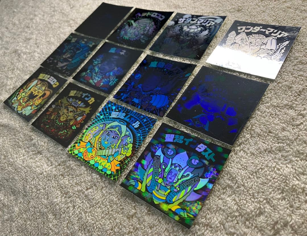 並品 開封済 ビックリマンシール ホロセレクション1 12種 コンプ