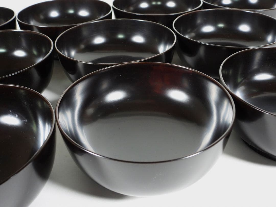 輪島塗 金時絵 富士風景紋 吸物椀 10客御節料理 お正月料理 茶懐石道具