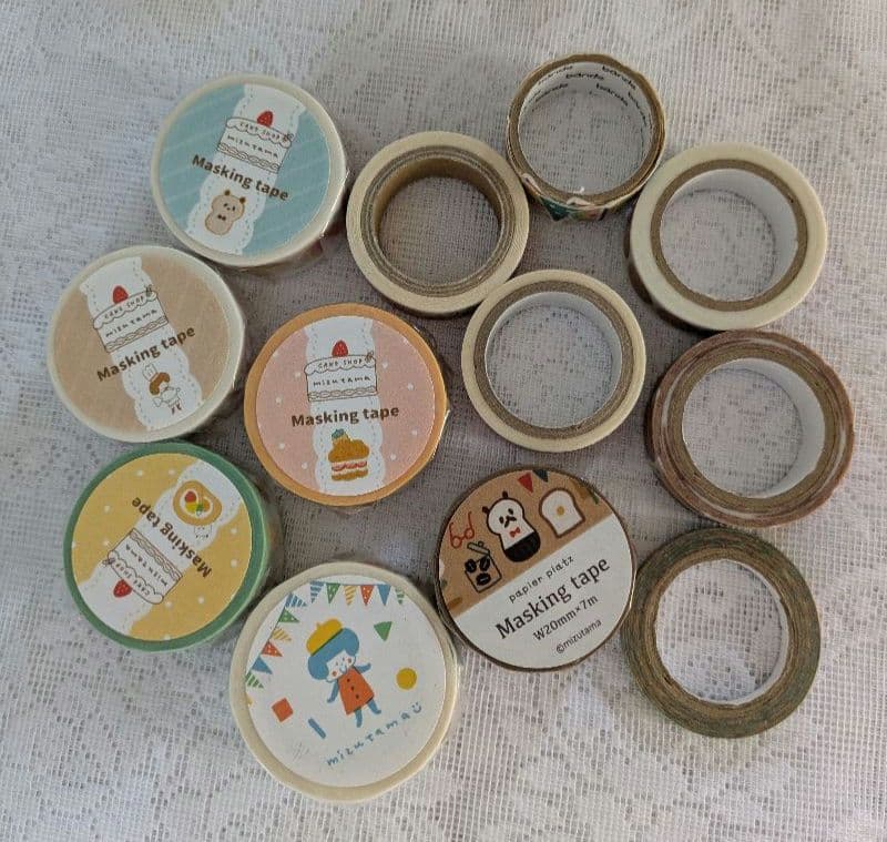 マスキングテープ　mizutama　マリーコラボ　レア　１２本セット