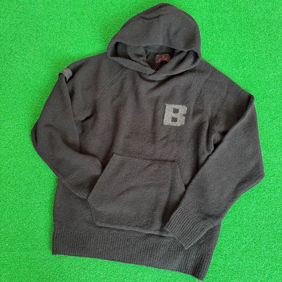 ブリーフィング BRIEFING ホリデー B ロゴ ニット HOL フーディー