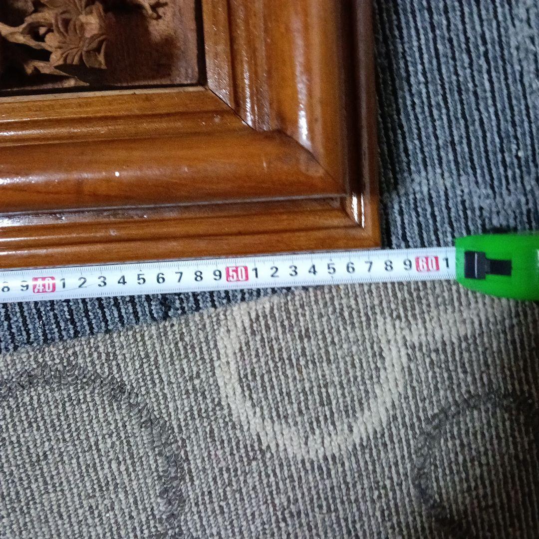 詳細は不明、日本人作家の彫刻、東南アジアジアの風景、緻密な素晴らしい木彫、逸品