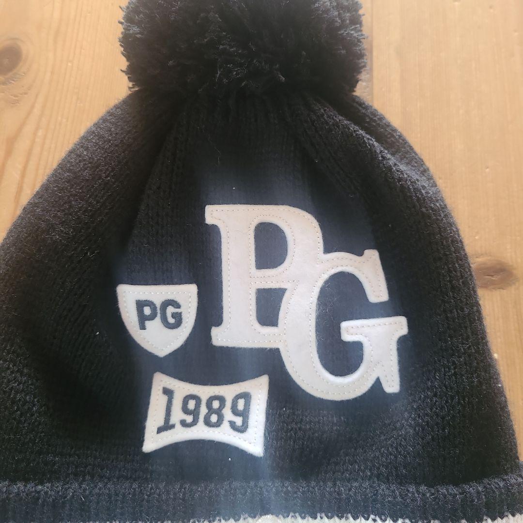 PEARLY GATES パーリーゲイツ ニット帽 PGタグ付き新品 ボンボン
