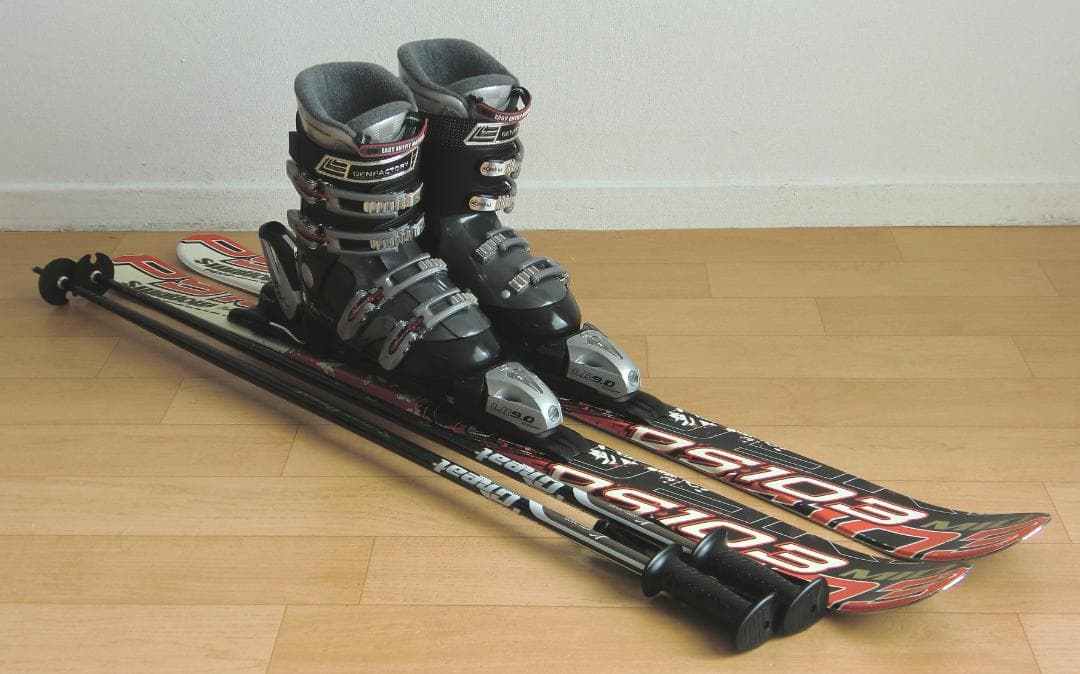 ■■送料無料■SWALLOW■ミッドスキーセット■板120■メンテ付■