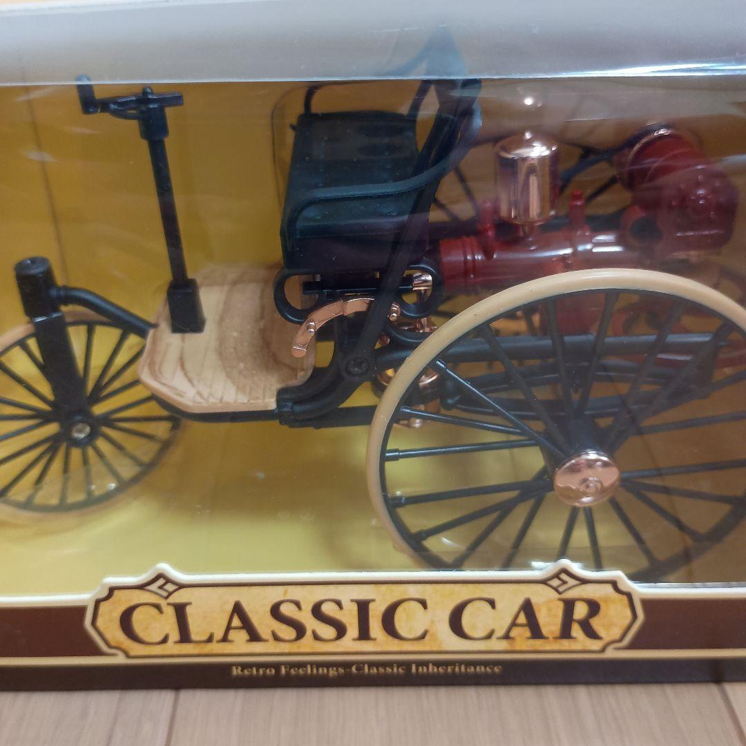 未開封 クラシックカー メルセデスベンツ 三輪車 1:12 ダイキャストモデル