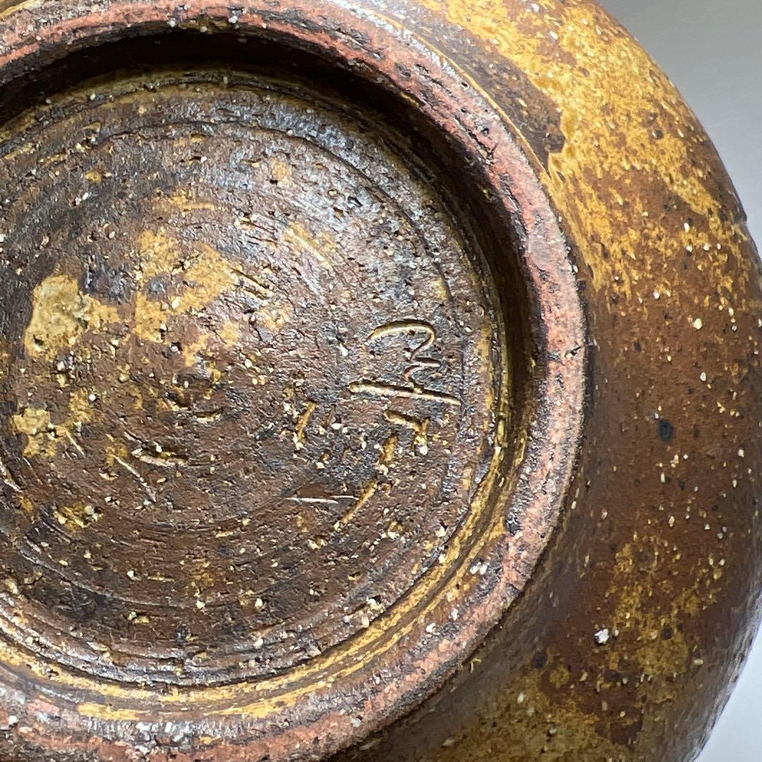 ☆茶3 韓国人間文化財　趙誠主　宝袋型　水指　共箱幅約15㎝　東な8-0201①