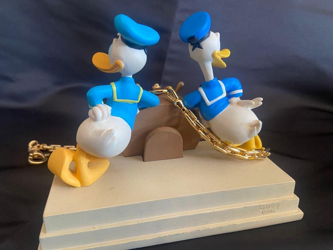 限定品 ディズニー ドナルドダック 65周年 懐中時計 スタチューセット