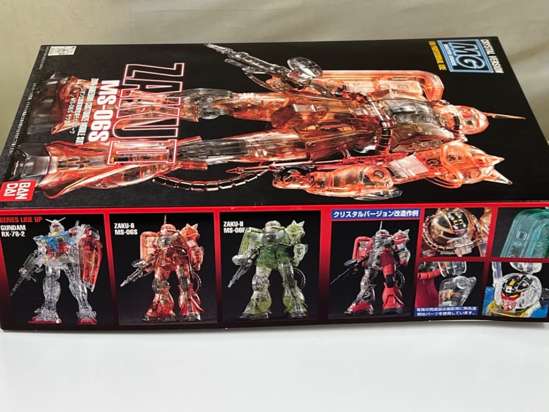 MG-クリスタルバージョン  ZAKU Ⅱ  MS-06Sジオン公国軍指揮官用
