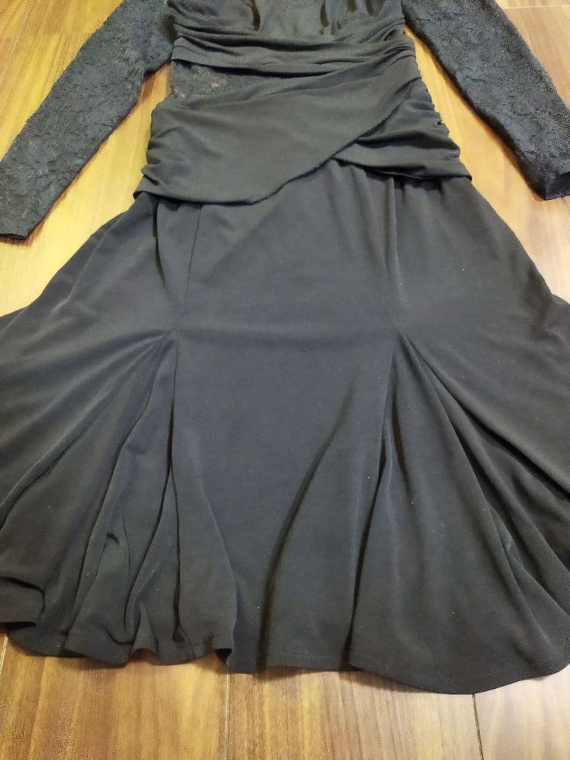 希少♪チャコット ダンス ワンピース S ラテン レース 膝丈