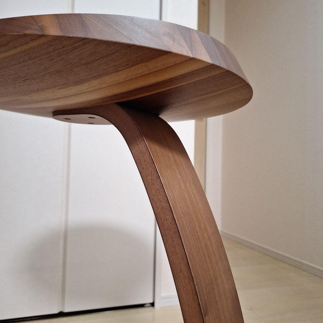 カリモク正規品 サイドテーブル TUO107 天然木ウォールナット材ナチュラル色