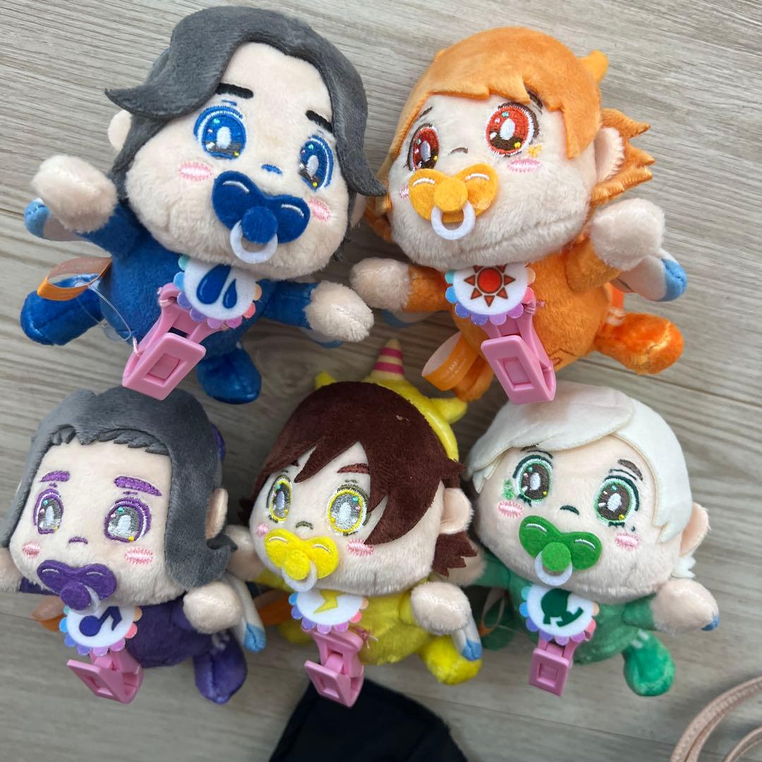 ベビタピリアルピース肩のりマスコット5体セットばら売り不可