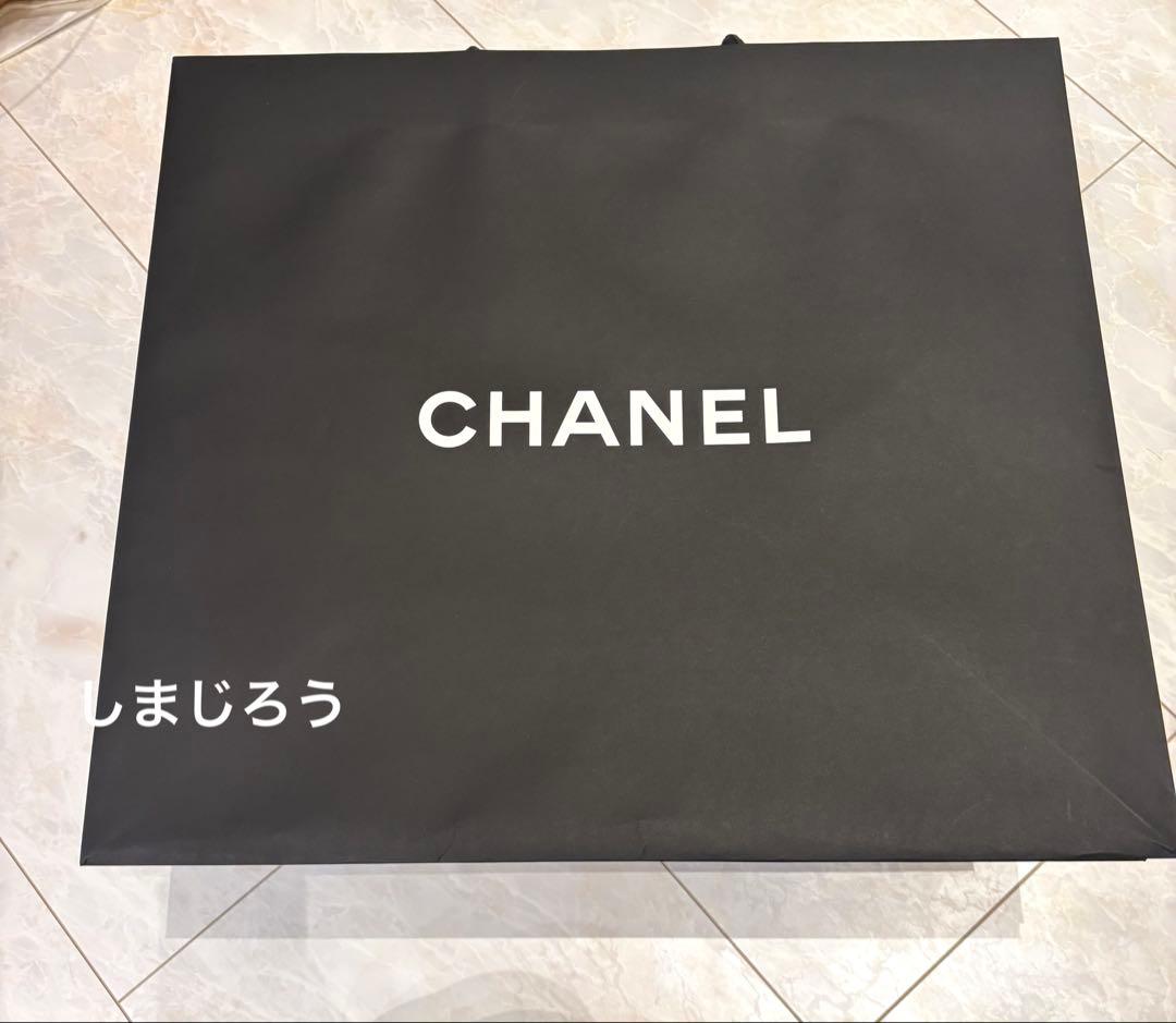 美品CHANEL マグネット式空箱　ショッパー　薄紙　保存袋　カメリアリボン