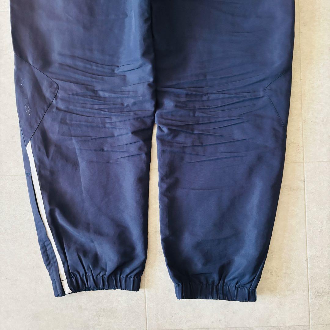 【L】90's UMBRO イングランド代表ナイロンジャージセットアップ 紺 白