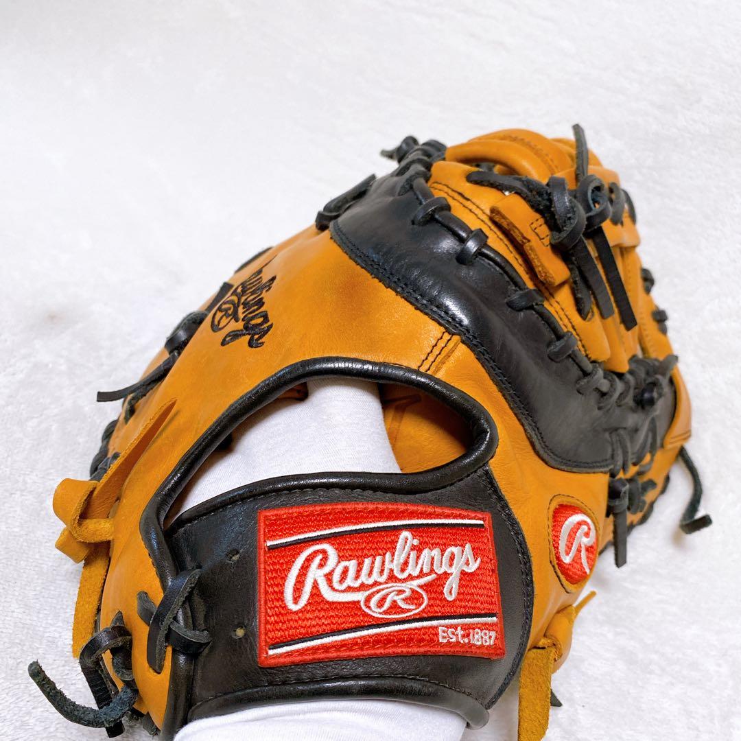 ローリングス　ファーストミット　ハイパーテックR2G　キャメル／ブラック　右利き