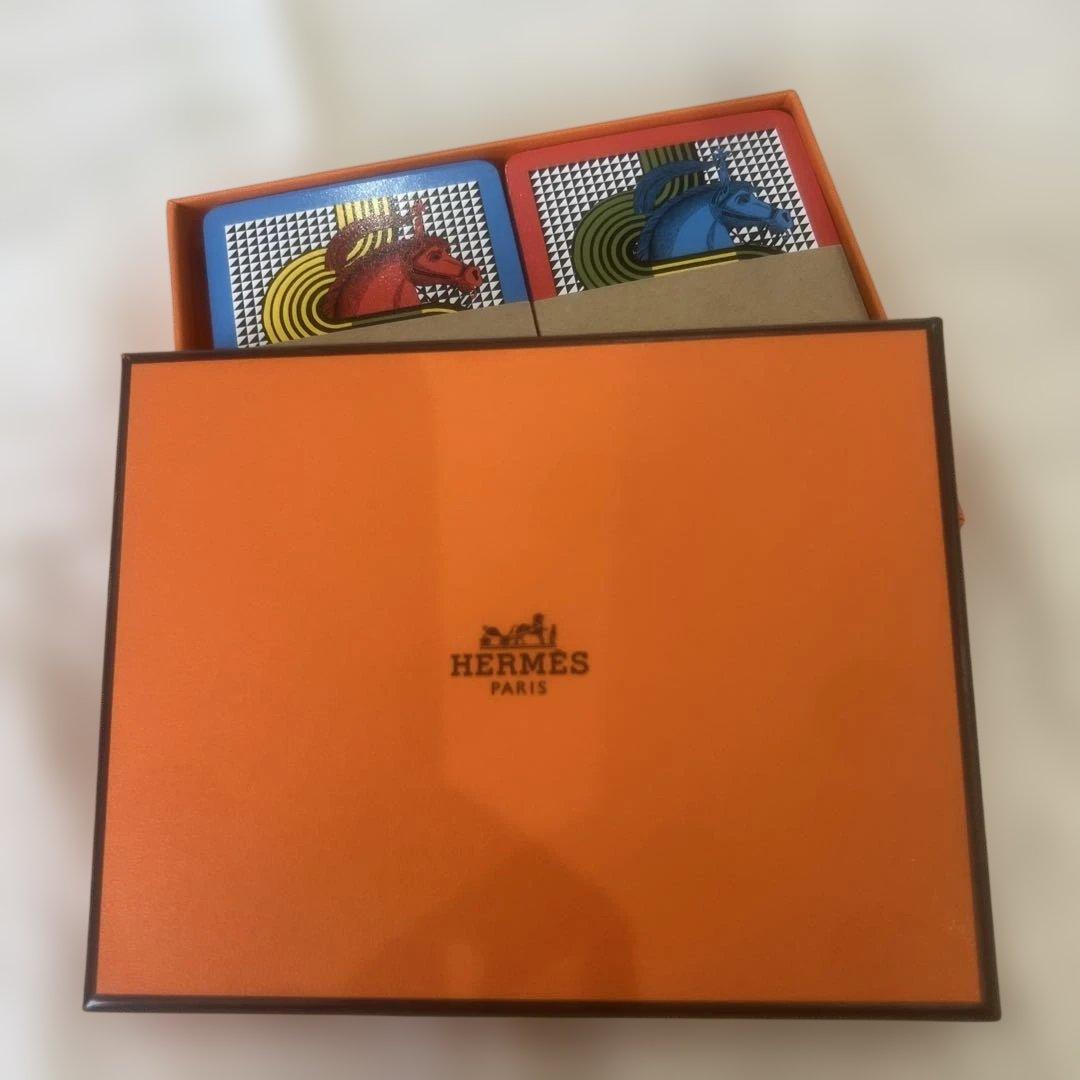 966 HERMES トランプセット 馬デザイン