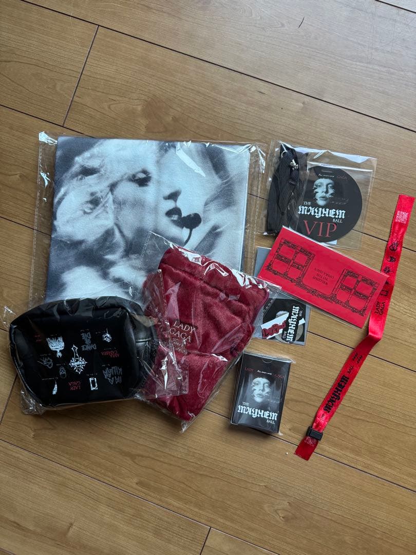 Lady Gaga VIP GOLDグッズセット ガガ フルセット