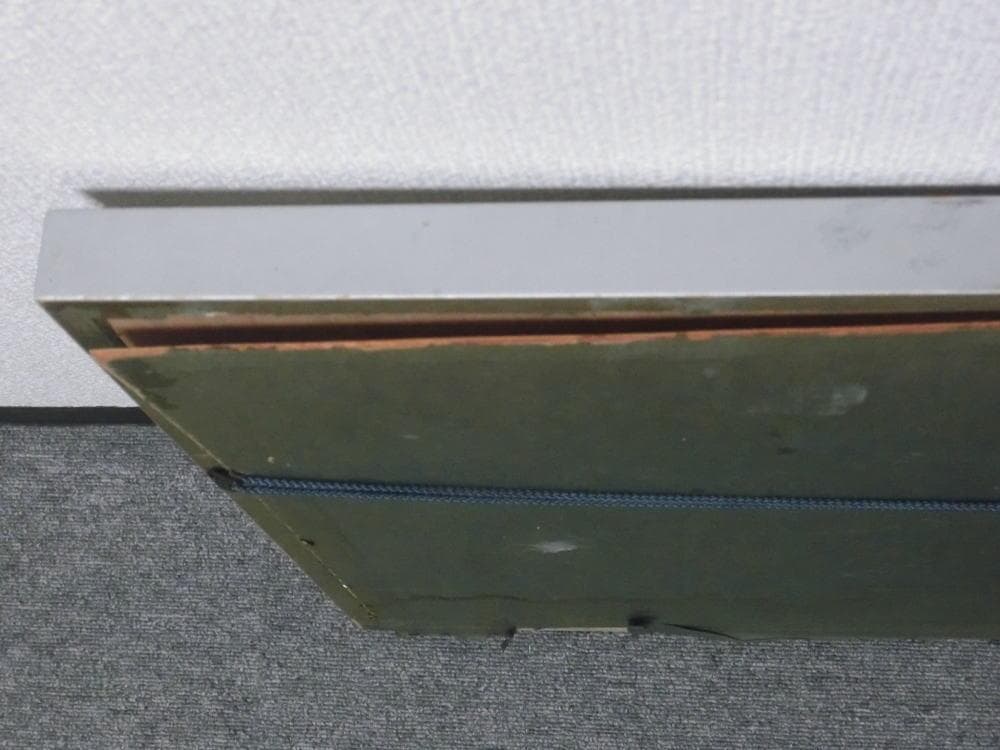 上村淳之　版画　水辺の鳥　水鳥　額縁は破損