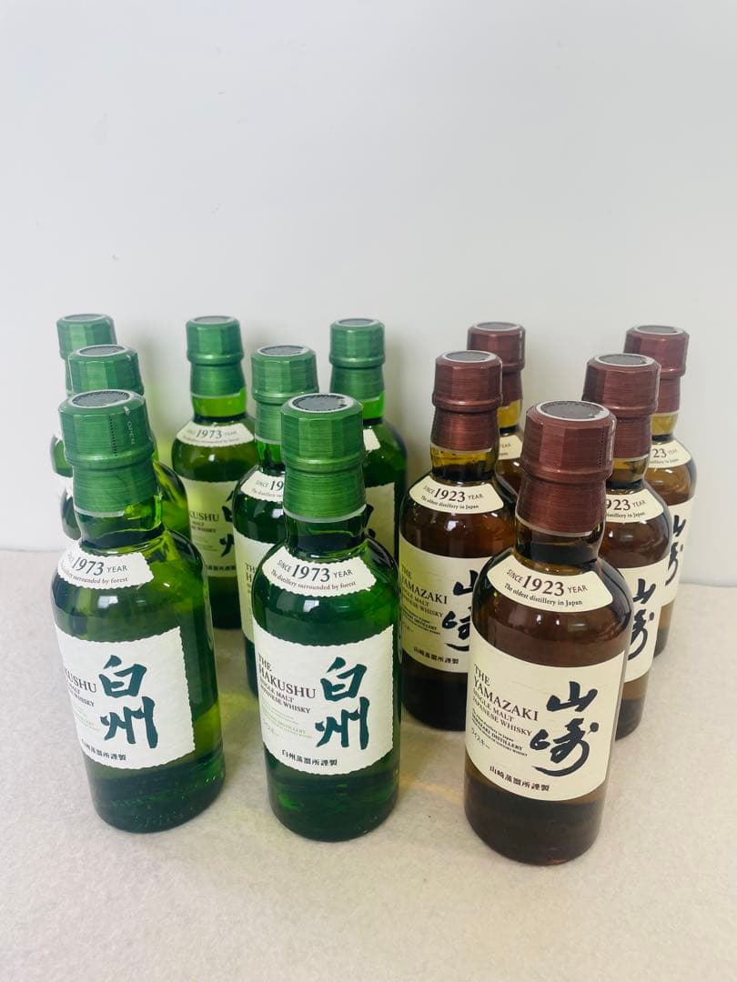 山崎 白州 180ml ウイスキー 1ダース12本