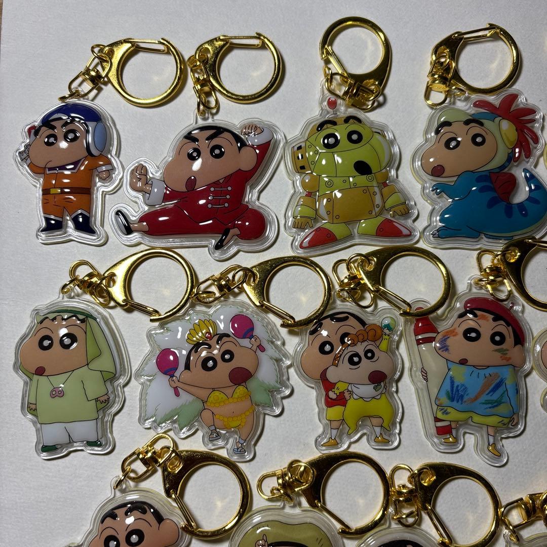 クレヨンしんちゃん　1月限定特価　3Dアクリルキーホルダー17種おまとめセット