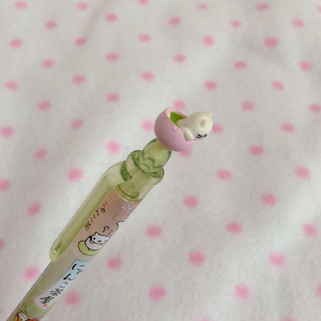 サンエックス　にゃんにゃんにゃんこ　にゃんこ茶屋　マスコット　シャーペン　平成