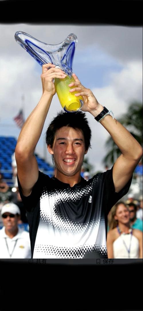 錦織圭、ジョコビッチモデル　adidas テニスウェア　メンズLサイズ