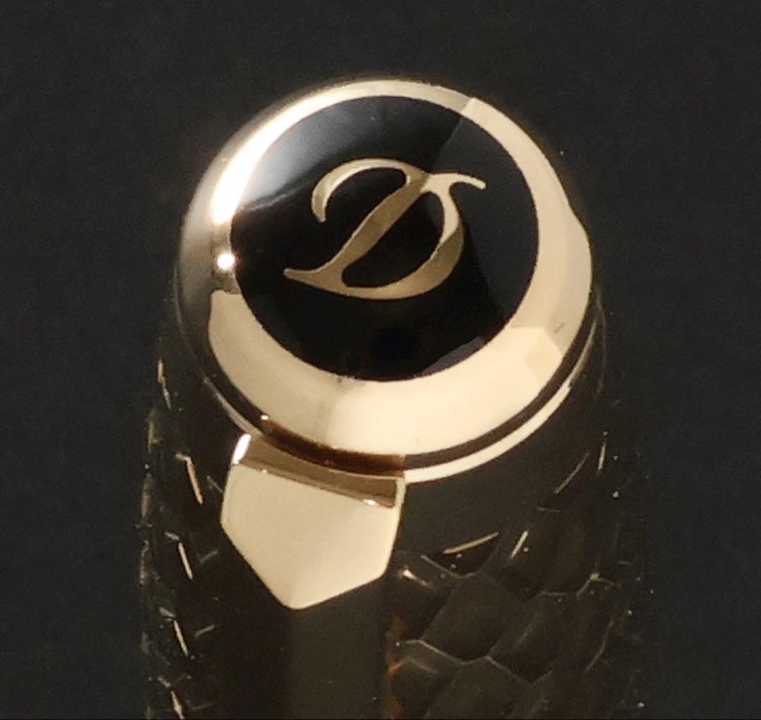 3691◆デュポン◆万年筆◆定価179,300円◆ドラゴン～ギヨシェ彫刻ゴールド