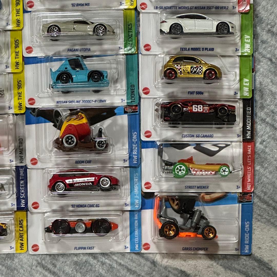 ホットウィール ベーシック 36台セット⑪ ヒロハタ マーク GT-R等