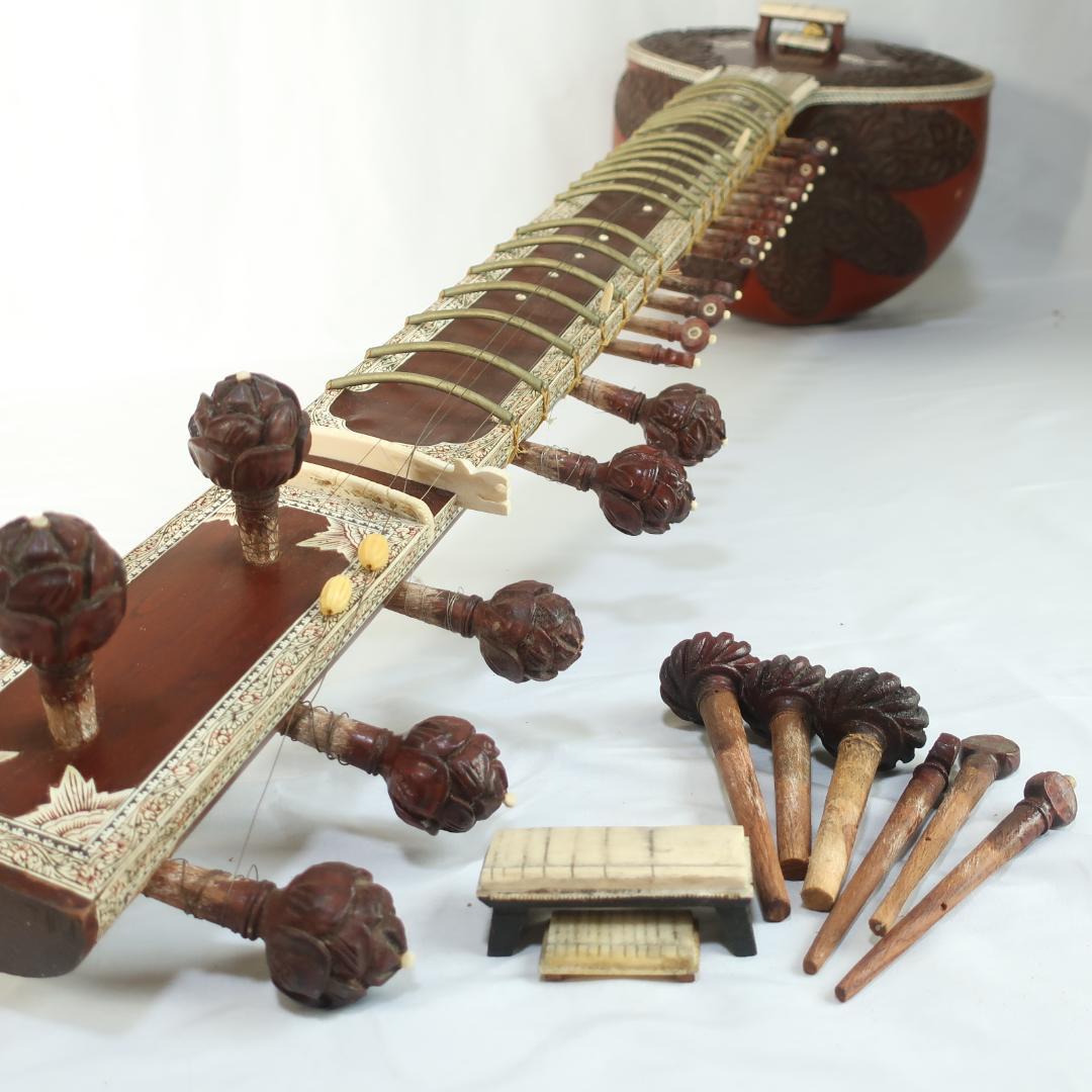 インド民族楽器 シタール 全長約124cm