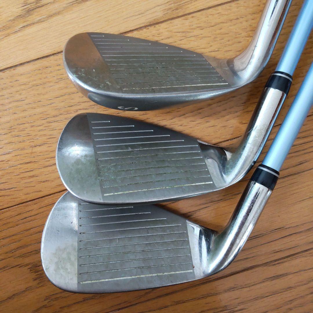 レディース コースデビュー☆ゴルフクラブ ハーフ７本セット キャディバッグ付き